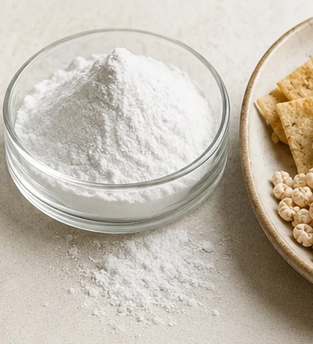 Pure white quinoa starch powder